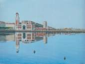 Dipinto a olio su tela di cm.50x70 denominato La vecchia Pescheria realizzato da Fabio Colussi nel 2011